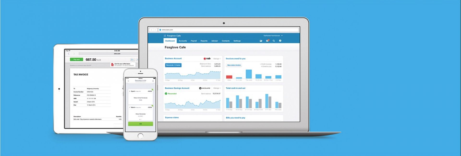 Xero Cloud Accounts for Hospitality Businesses